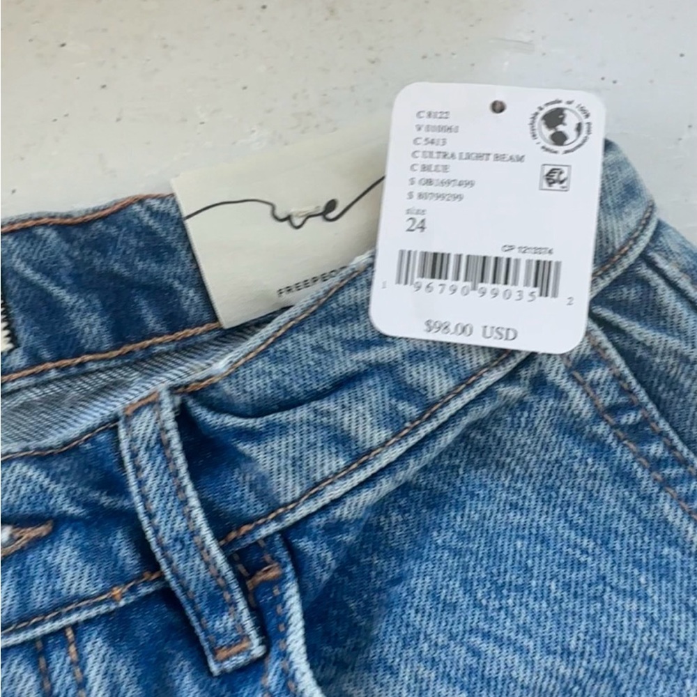Free People Barrel Jeans NWT